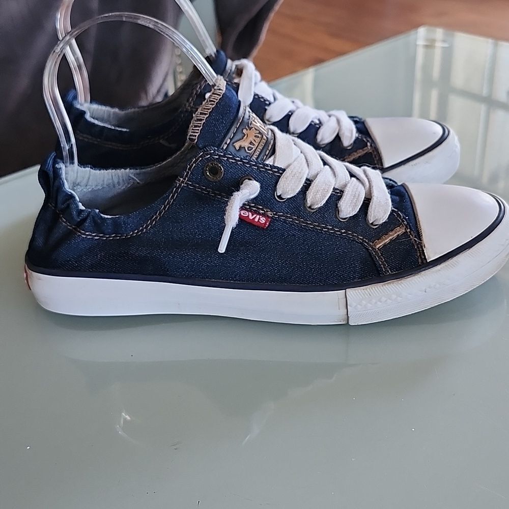 Levi's Stan G Denim Canvas Slip-On Streetwear Grunge Sneakers Retro '70s Size 7